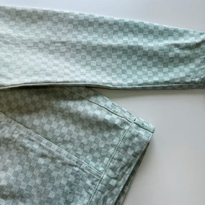 Lv  Damier Gradient Jacquard Denim Jacket