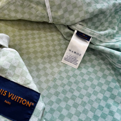 Lv  Damier Gradient Jacquard Denim Jacket