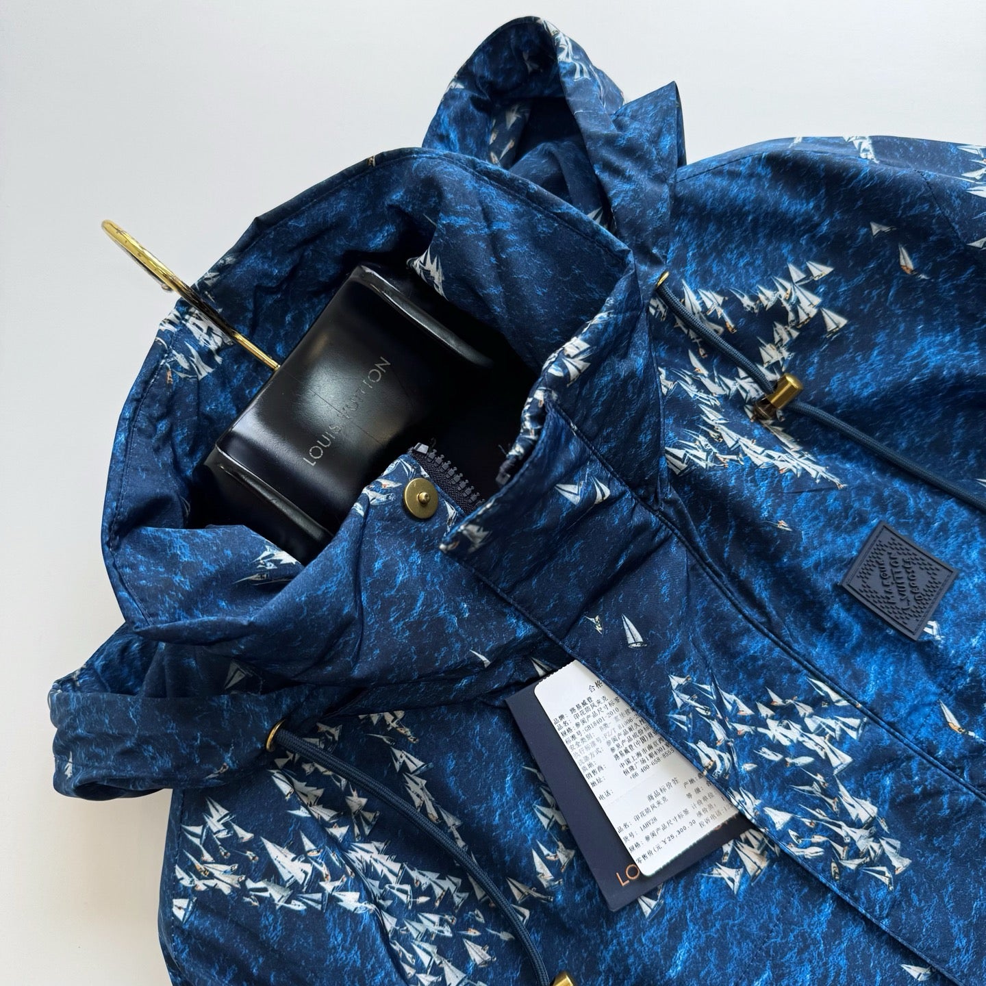 Lv Printed Monogram Windbreaker