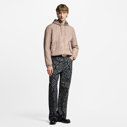 Lv Monogram Padded Windbreaker