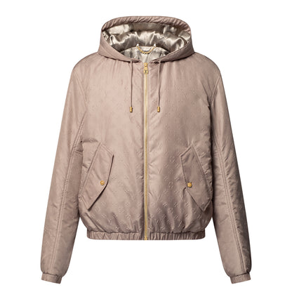 Lv Monogram Padded Windbreaker