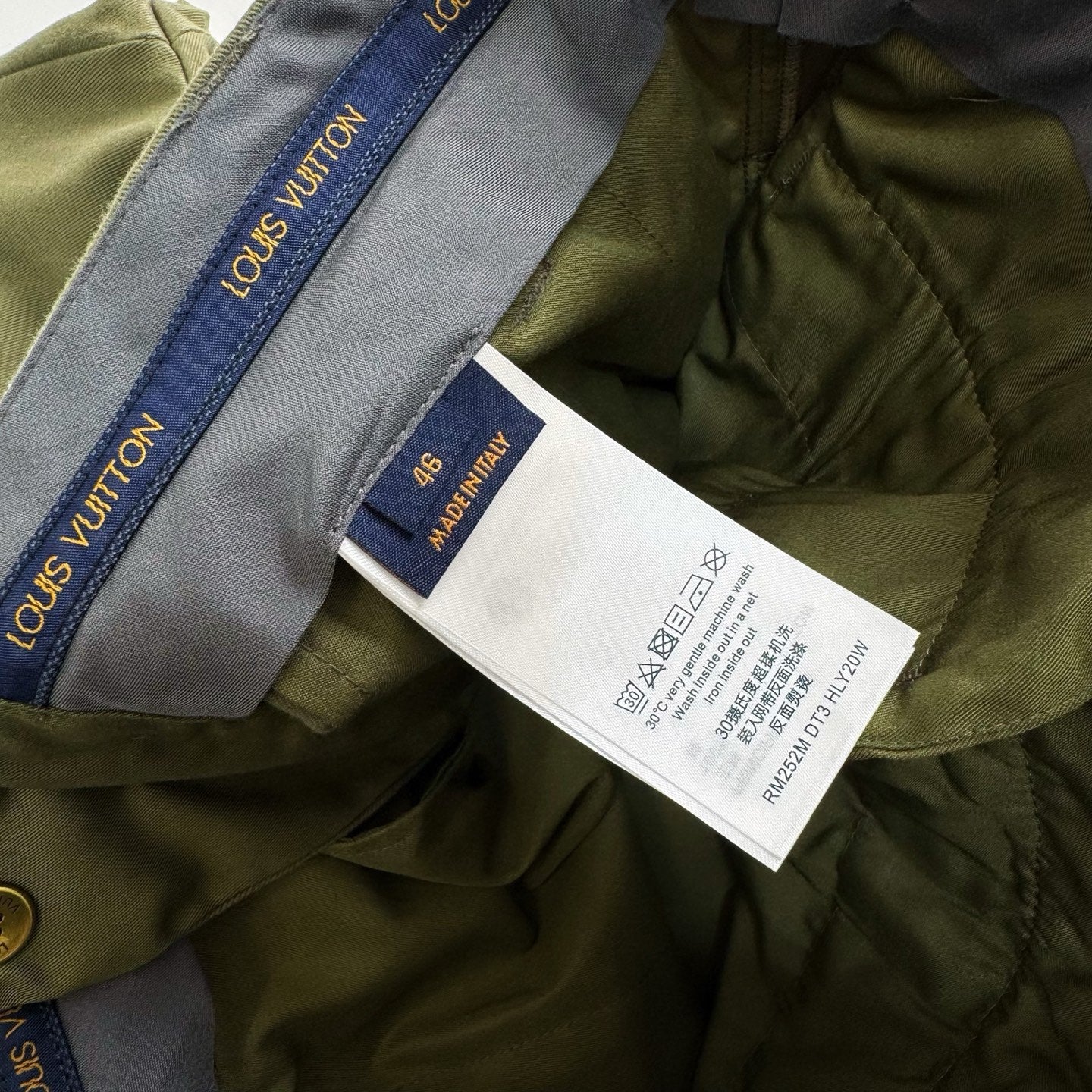 Lv Denim Cargo Pants