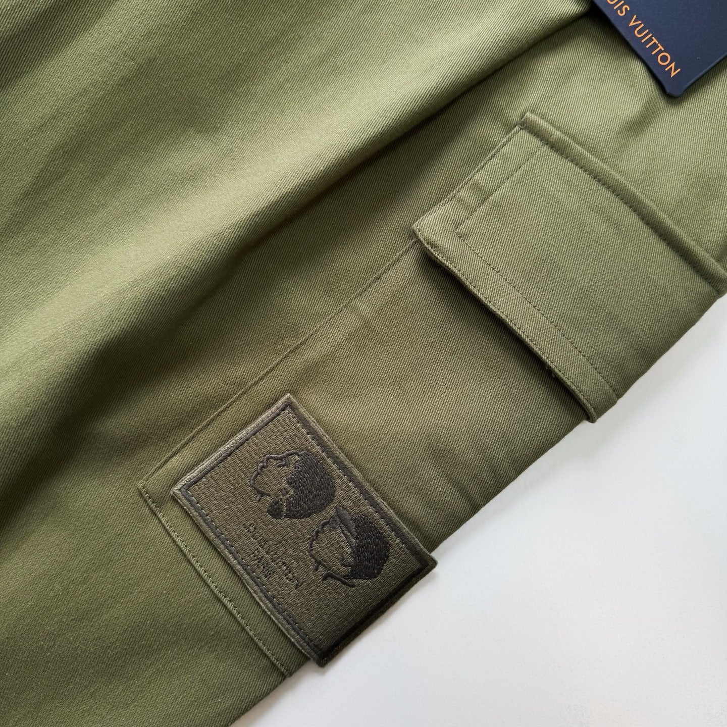 Lv Denim Cargo Pants