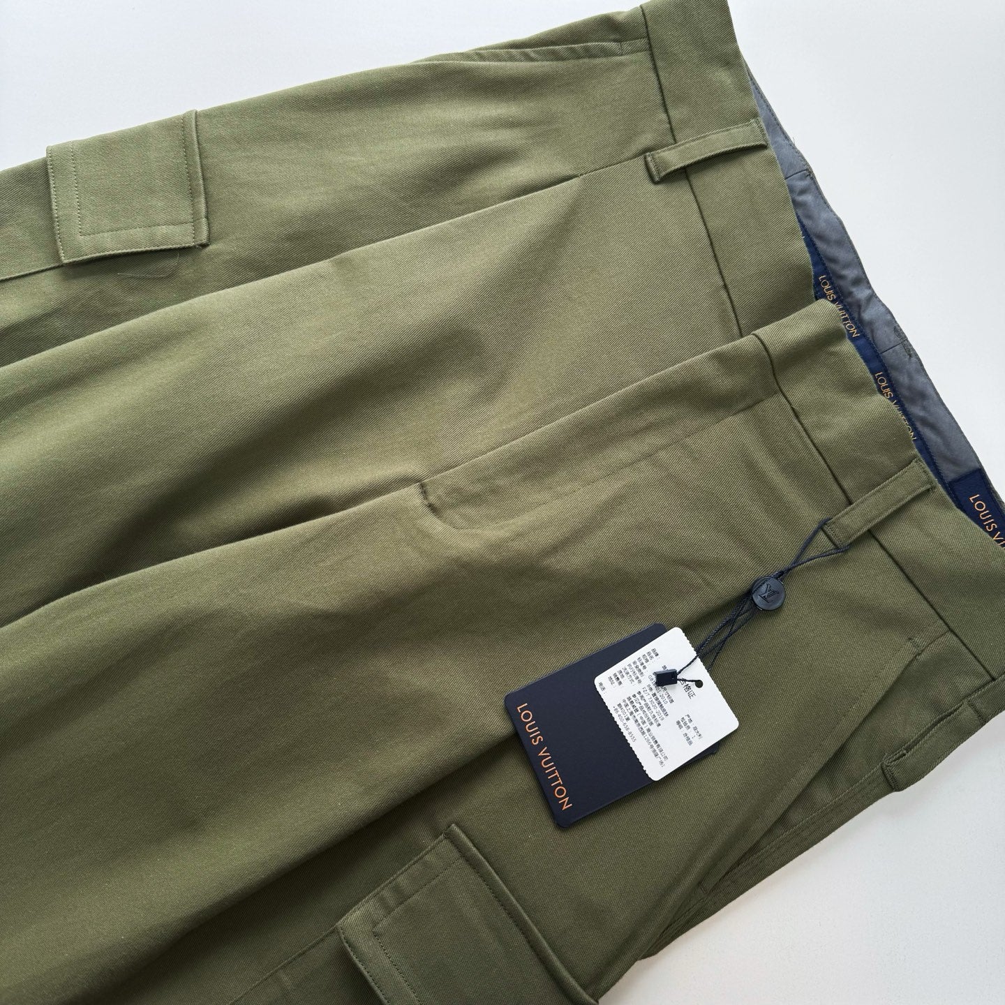 Lv Denim Cargo Pants