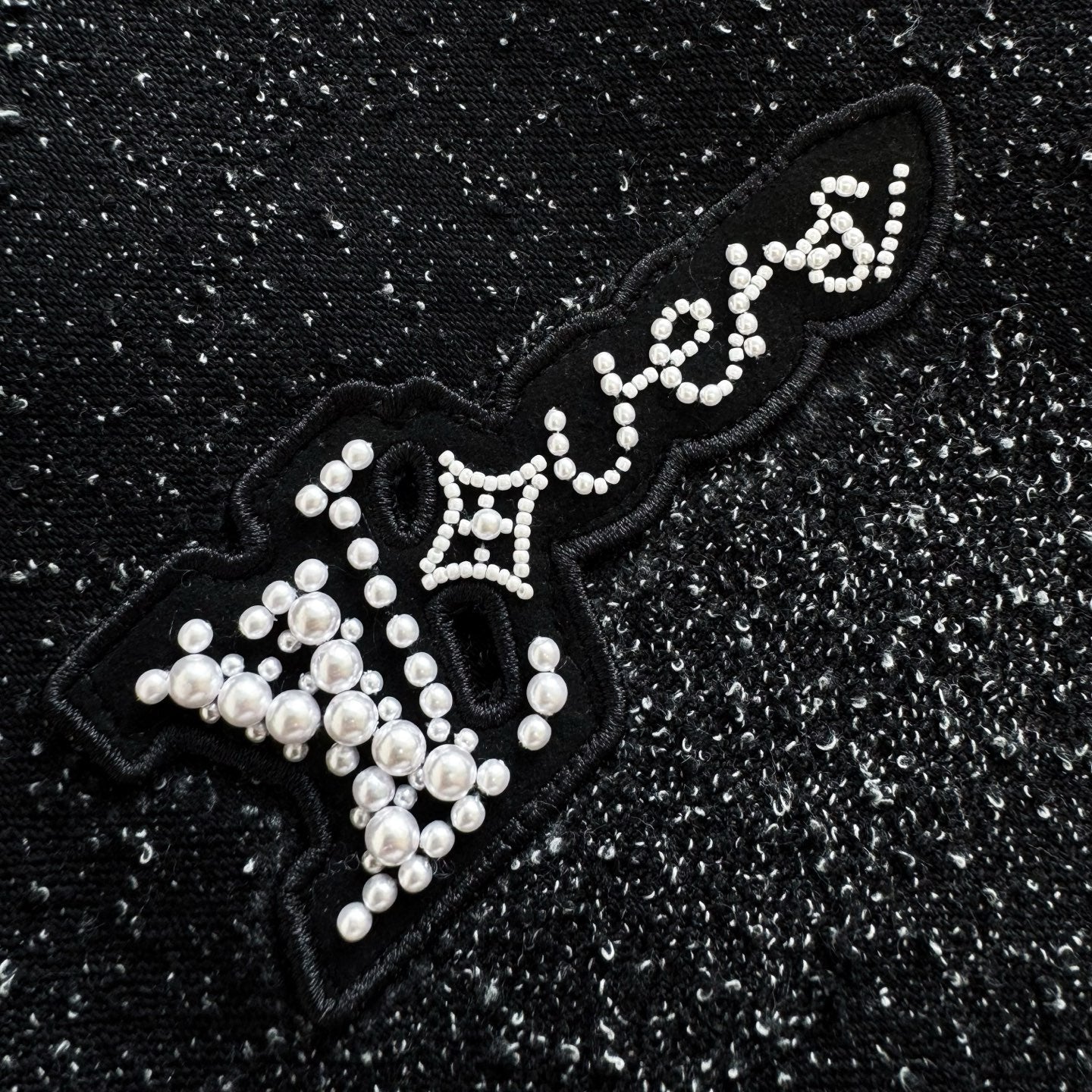 Lv Mix Leather Varsity Blouson