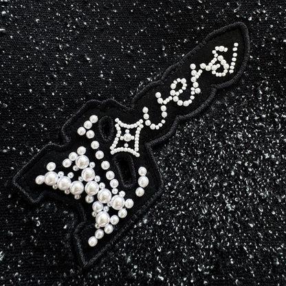 Lv Mix Leather Varsity Blouson