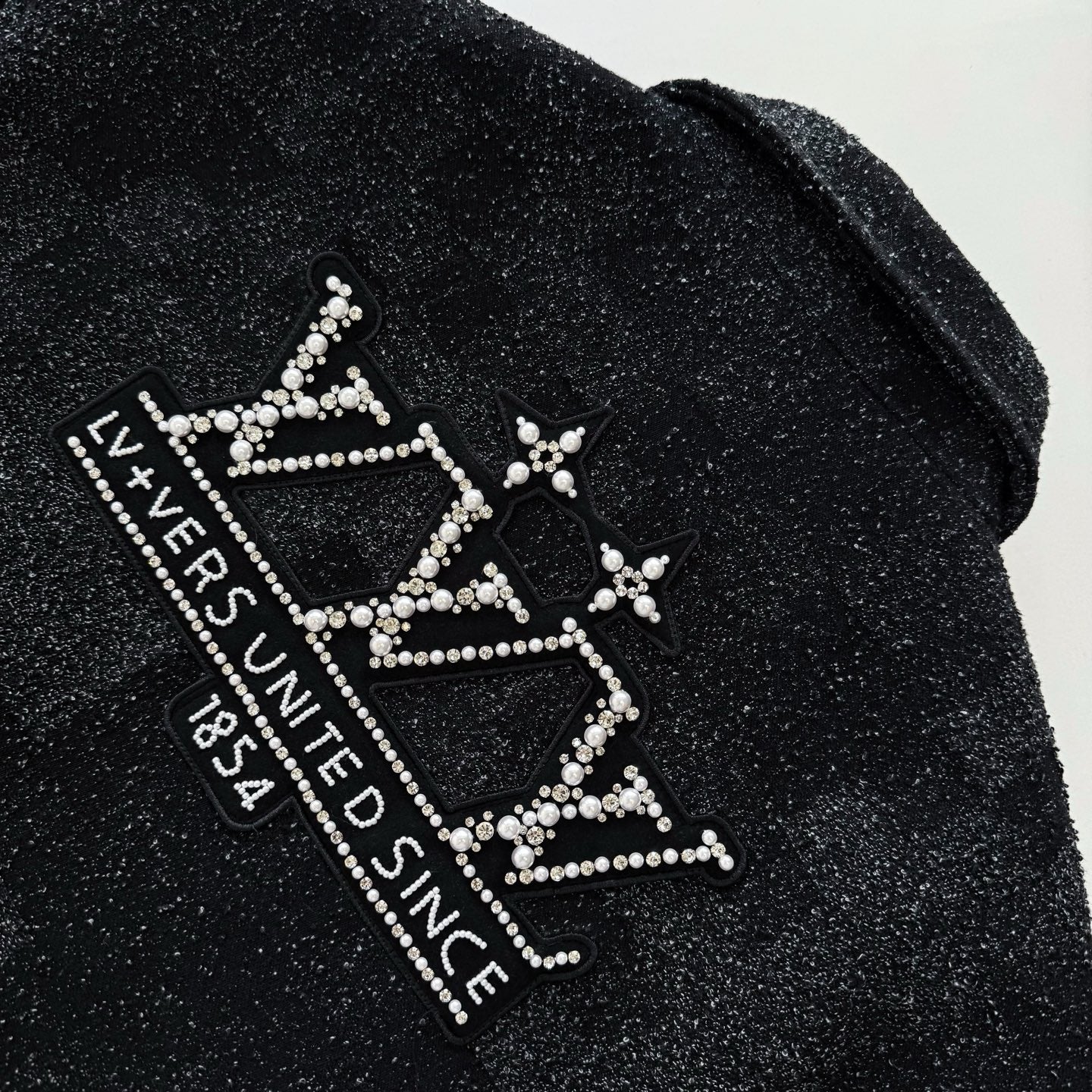 Lv Mix Leather Varsity Blouson