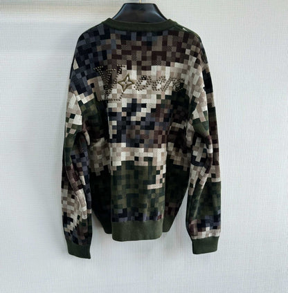 Lv Cotton Military Crewneck