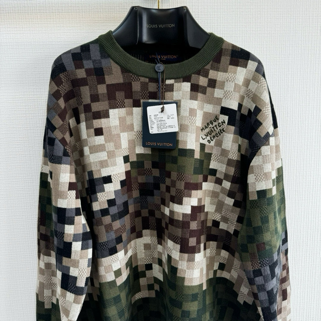 Lv Cotton Military Crewneck