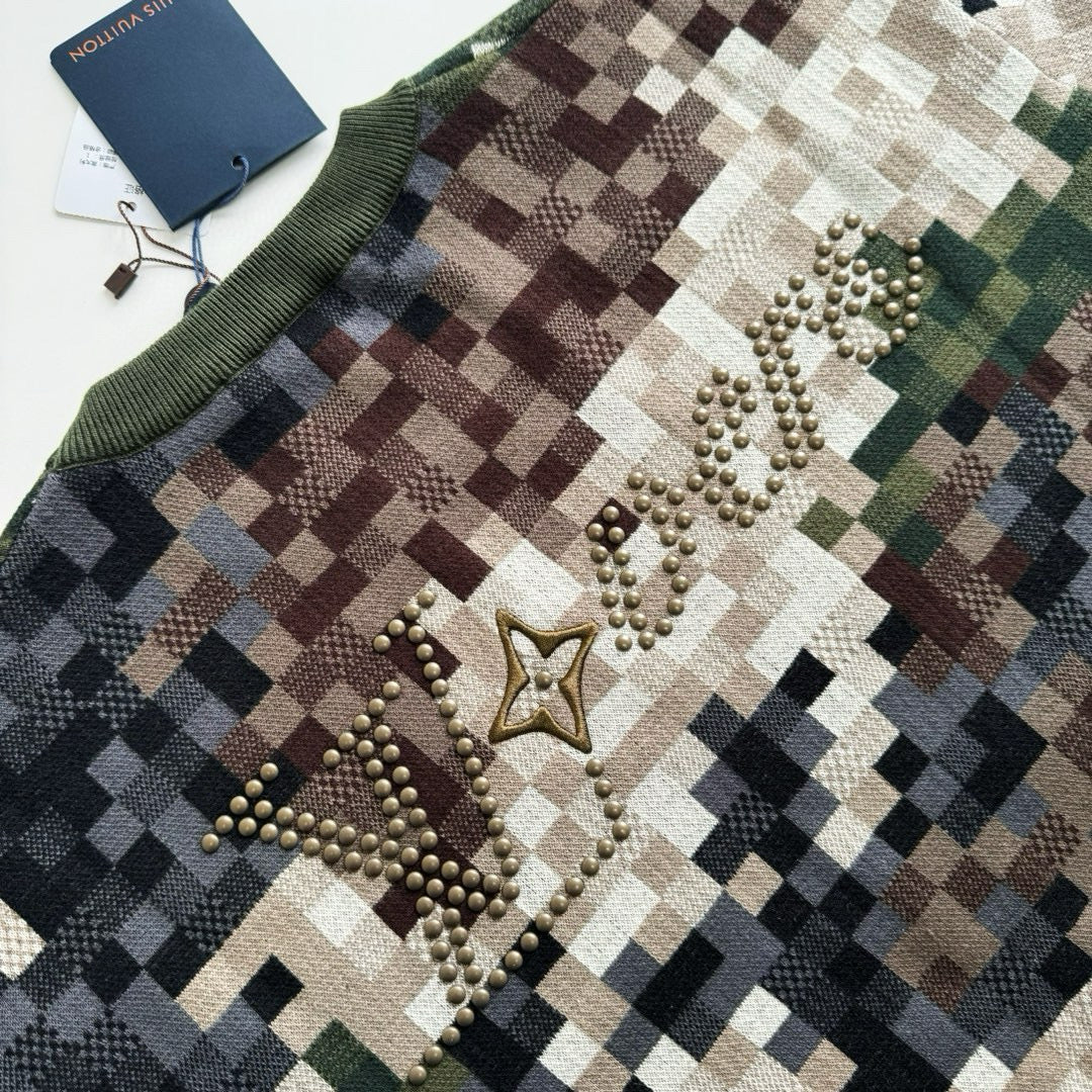 Lv Cotton Military Crewneck