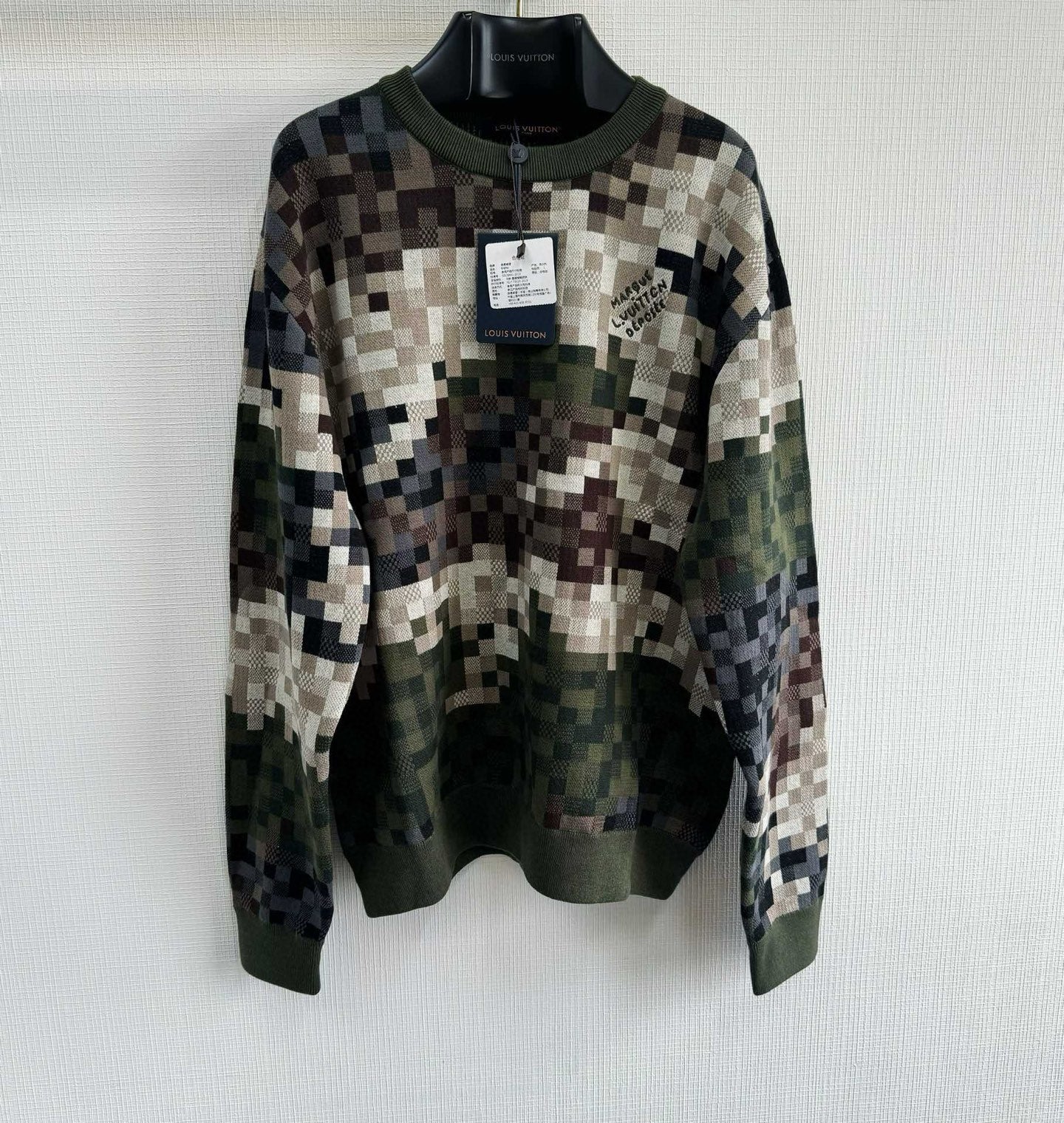 Lv Cotton Military Crewneck