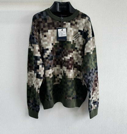 Lv Cotton Military Crewneck