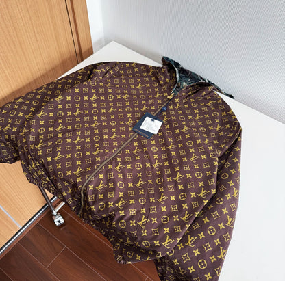 Lv Monogram Reversible Windbreaker