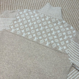 LV Embroidered Cotton Sweatshirt