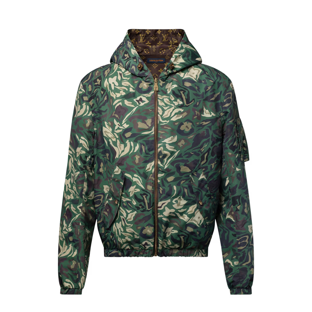 Lv Monogram Reversible Windbreaker