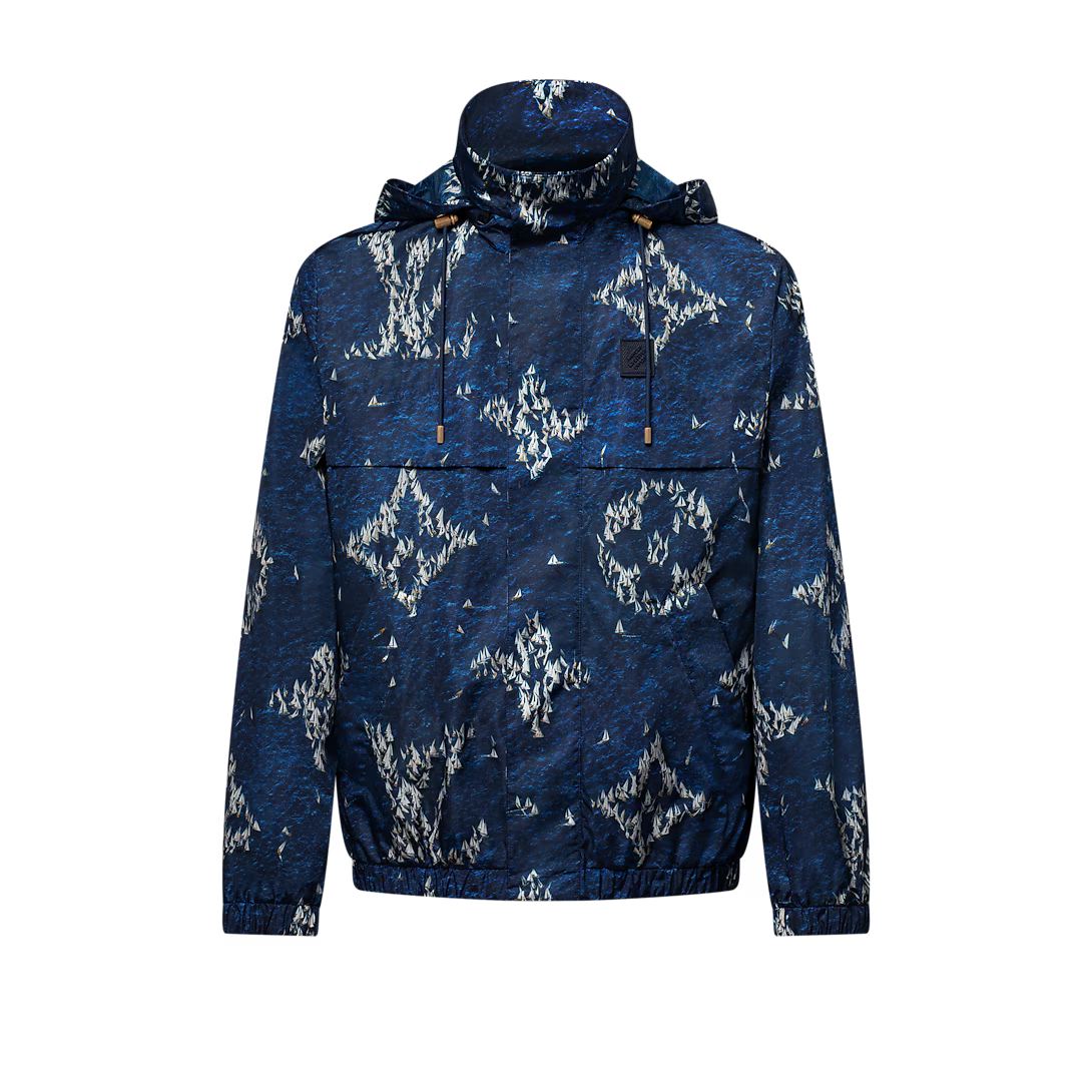 Lv Printed Monogram Windbreaker