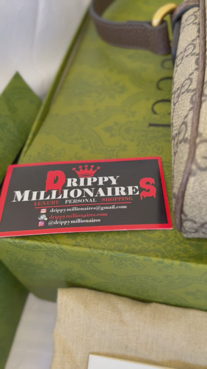 Gucci Monogram Messenger Bag