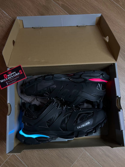 BALE Black Track LED Sneakers