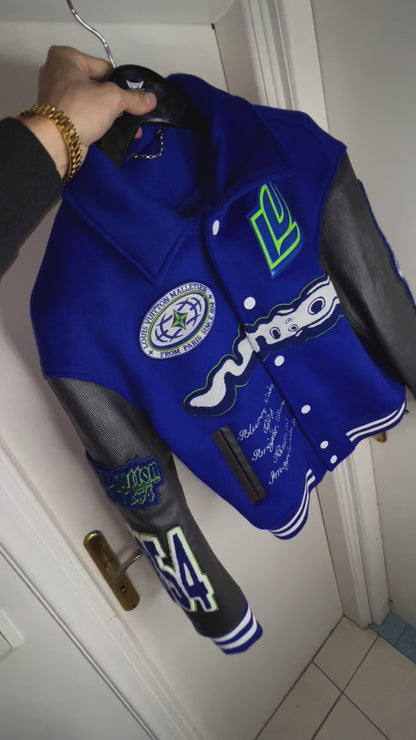 LV Embroidered Varsity Blouson