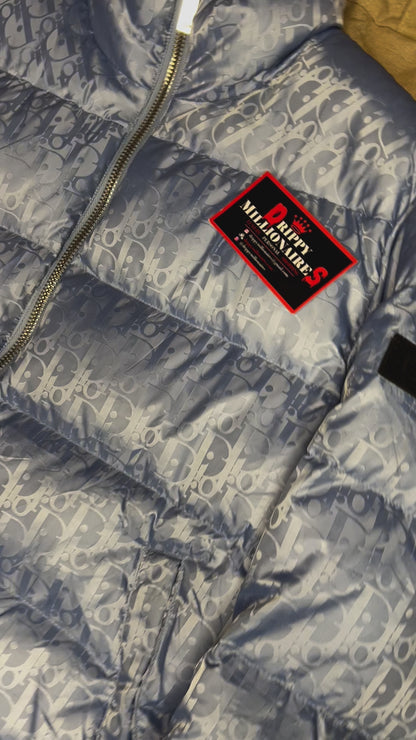 CD OBLIQUE DOWN JACKET BLUE TECHNICAL